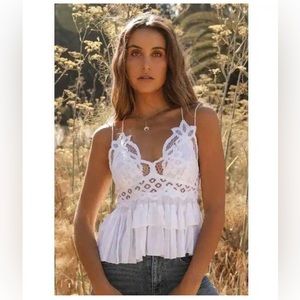 Free People Adella White Camisole Size XS, S- NWT